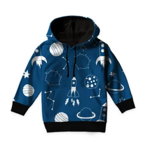 Animated Space Kids Hoodie