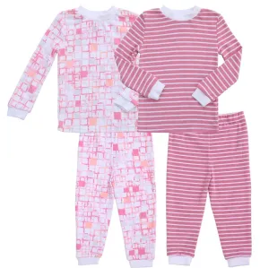 Asher and Olivia Pajamas Girls Toddler Pjs Set Pants Sleeper for Kids Sleepwear