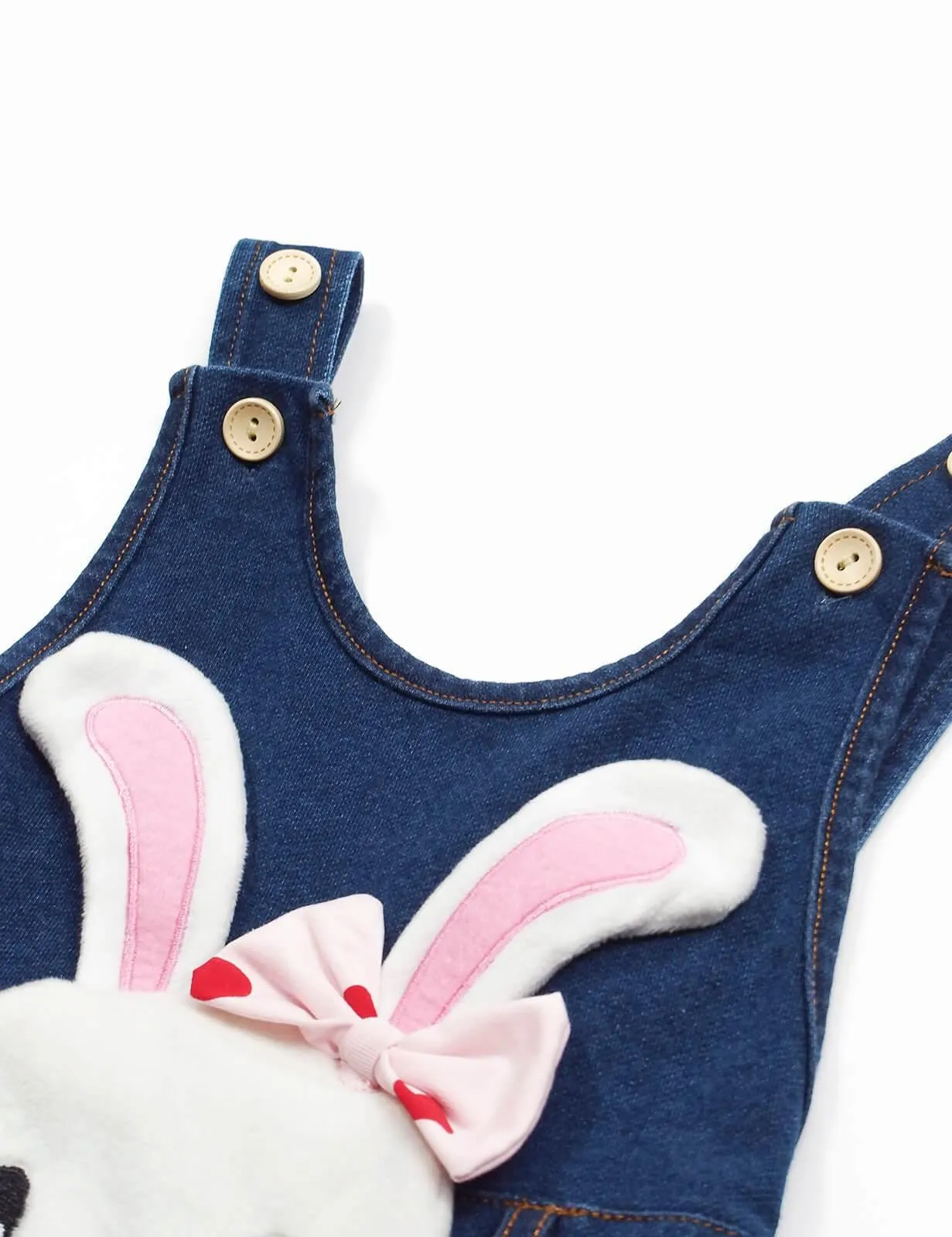 Baby Cute Cartoon Bunny Wearproof Overalls