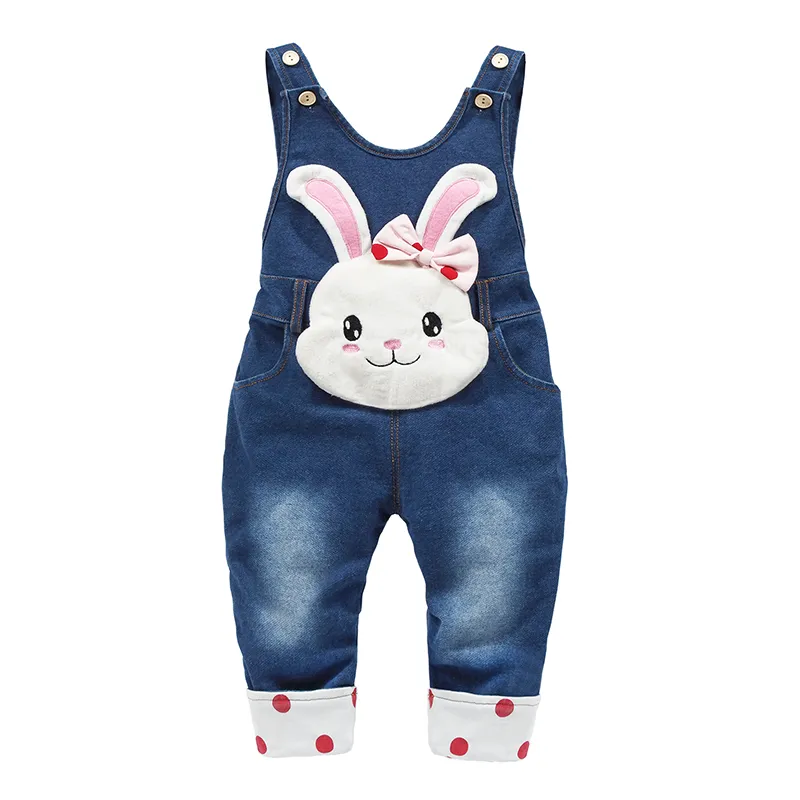 Baby Cute Cartoon Bunny Wearproof Overalls