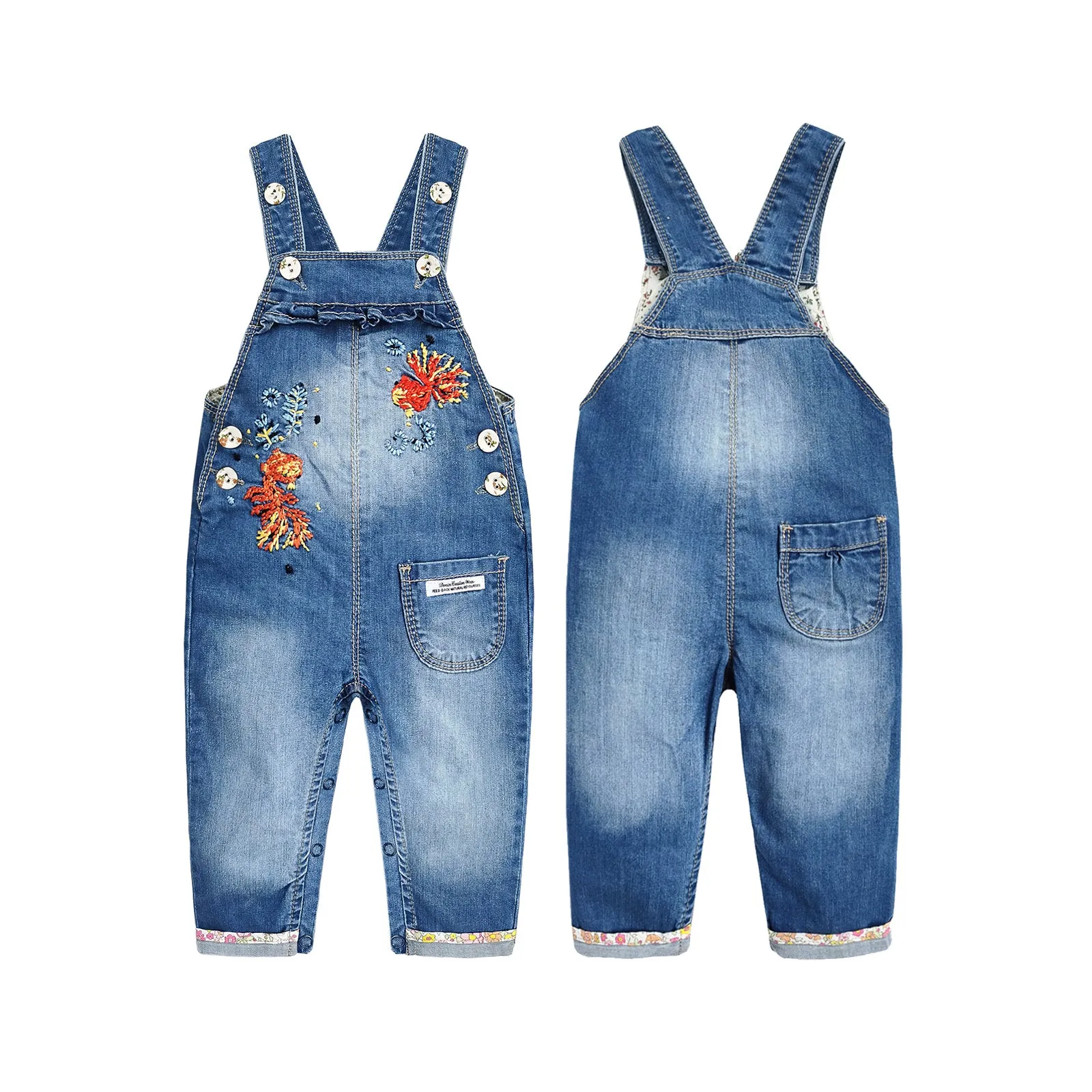 Baby Embroidered Fashion Infant Jeans Overalls