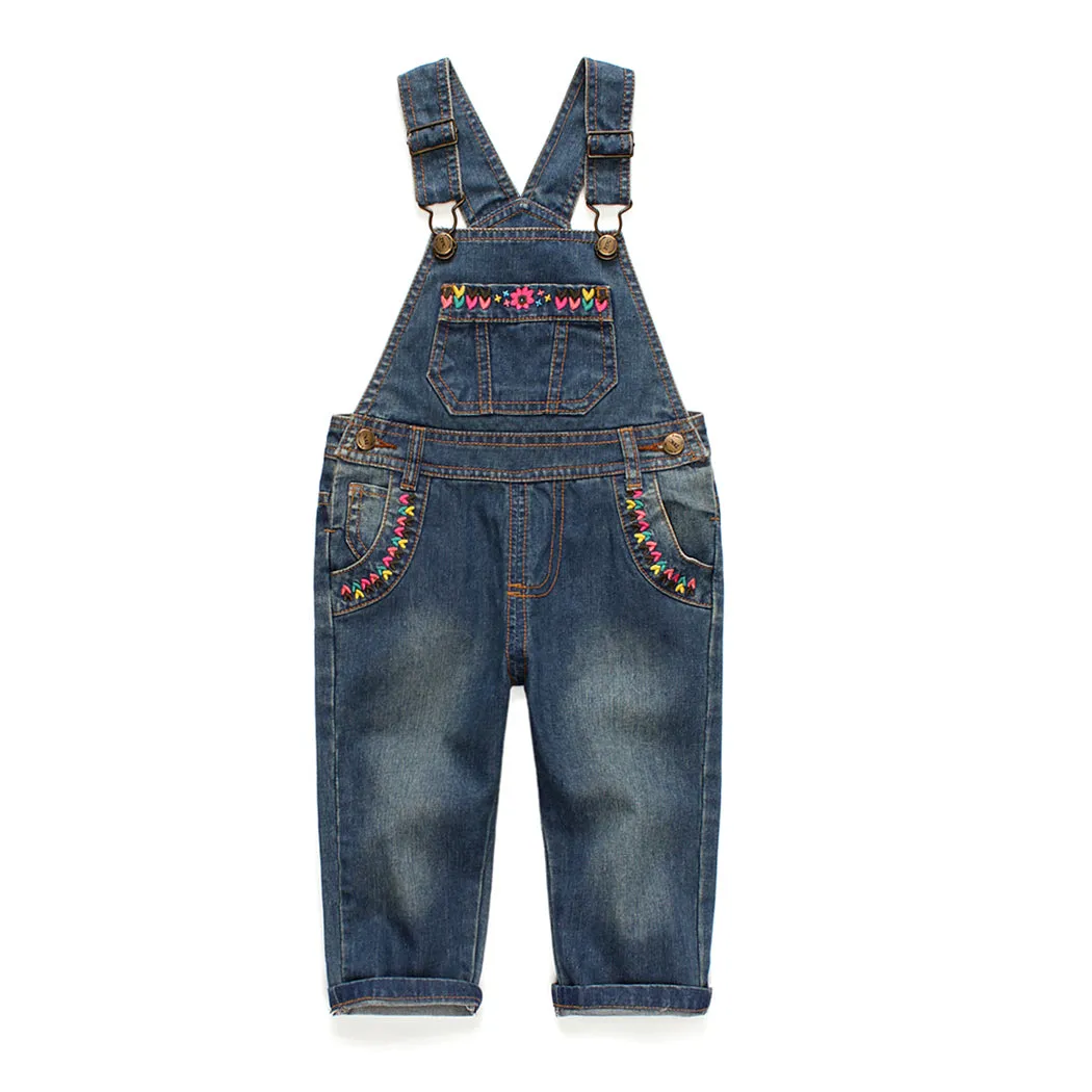 Baby Little Boys Girls Novel Denim Overalls