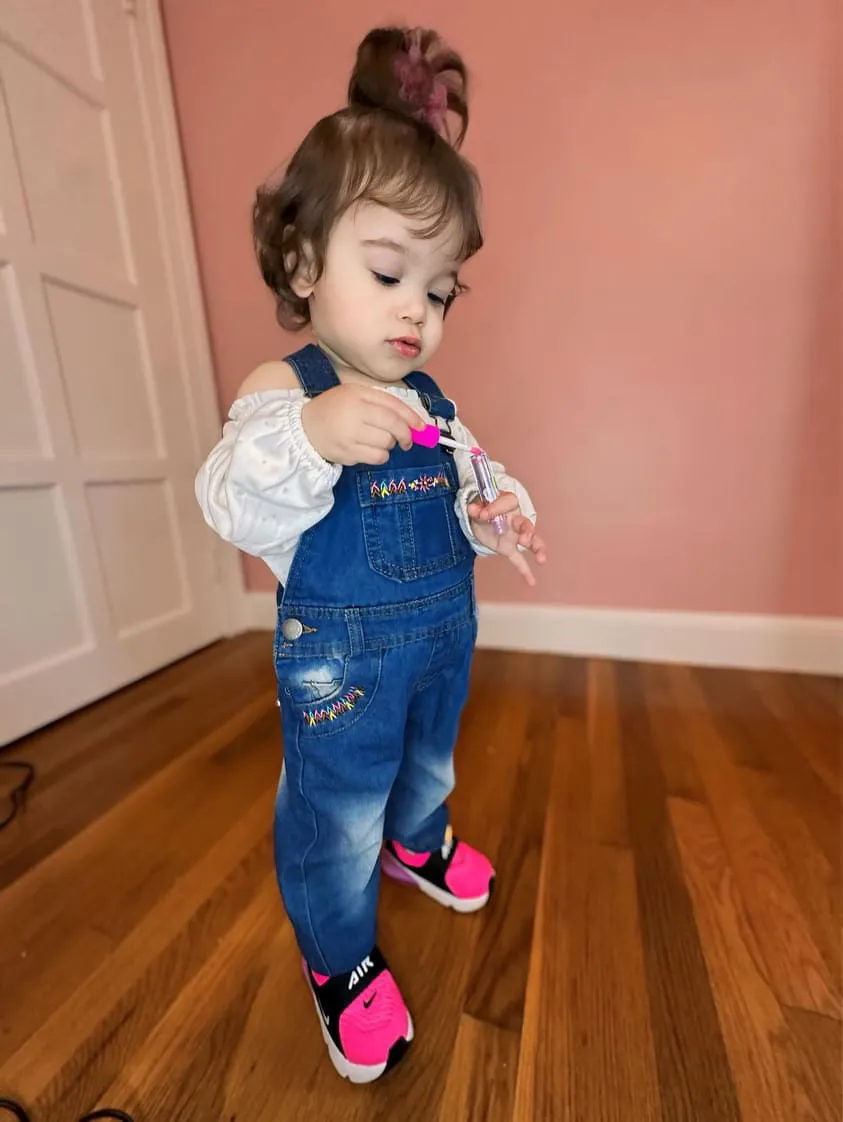 Baby Little Boys Girls Novel Denim Overalls