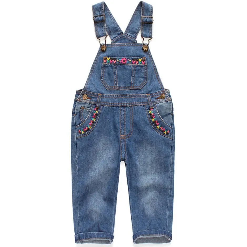 Baby Little Boys Girls Novel Denim Overalls