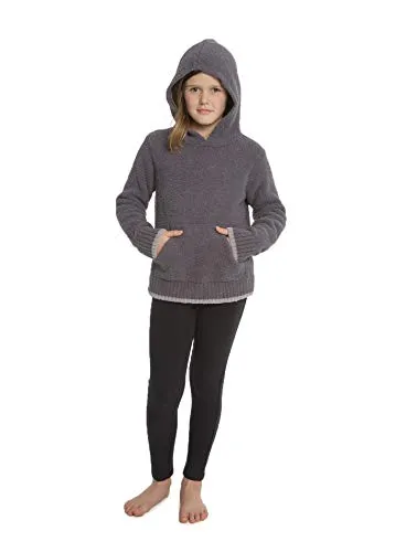 Barefoot Dreams CozyChic Youth Pullover Casual Hoodie, Soft Polyester