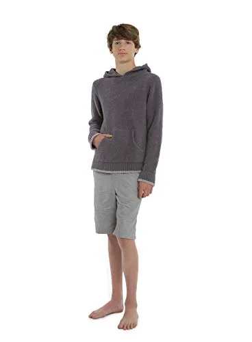 Barefoot Dreams CozyChic Youth Pullover Casual Hoodie, Soft Polyester