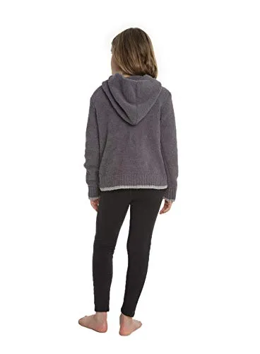 Barefoot Dreams CozyChic Youth Pullover Casual Hoodie, Soft Polyester