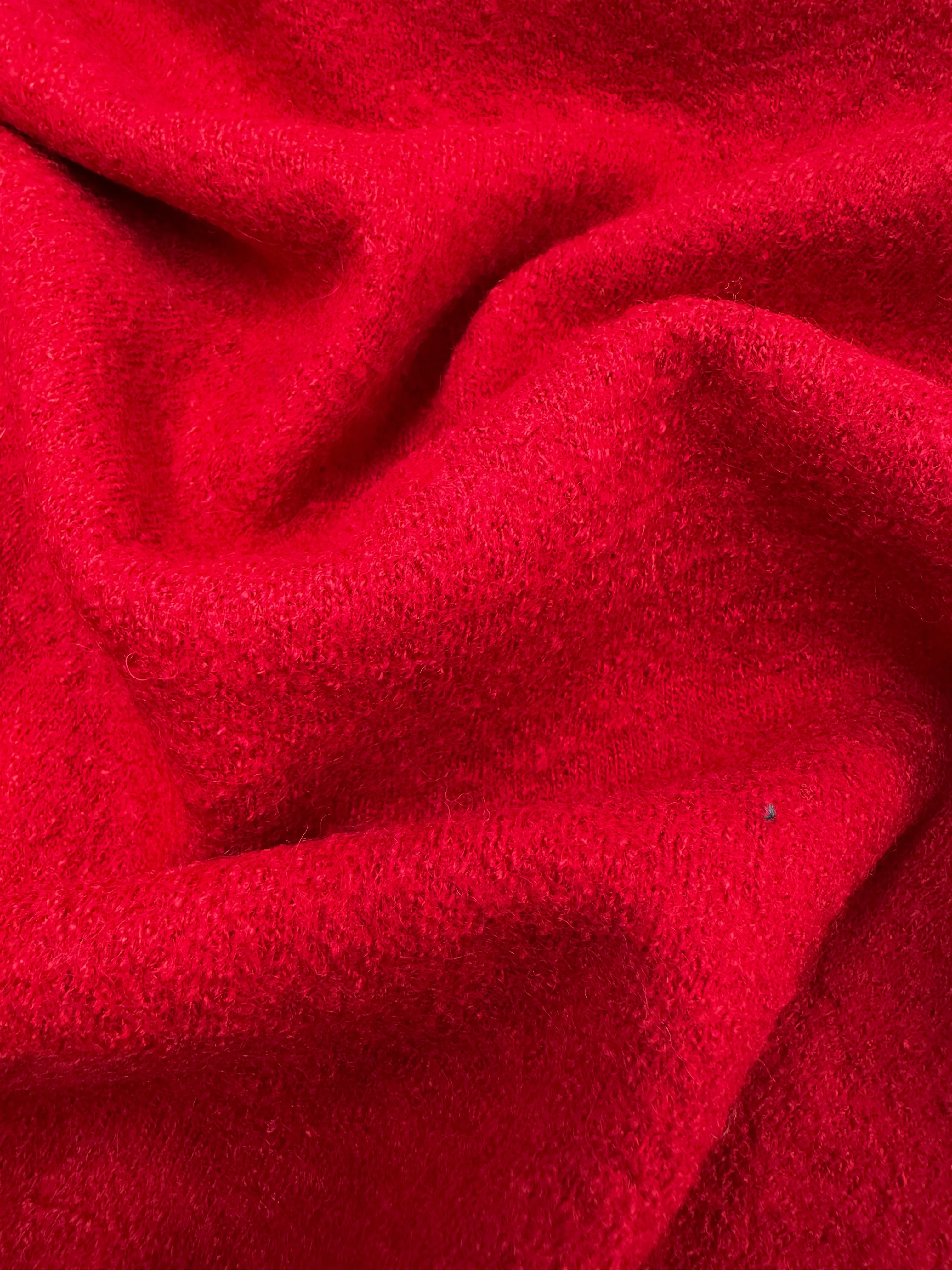 Boiled Wool - Racing Red - 145cm