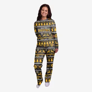 Boston Bruins Womens Family Holiday Pajamas