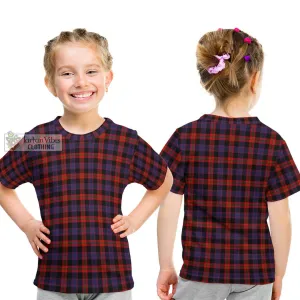 Brown (Broun) Tartan Kid T-Shirt