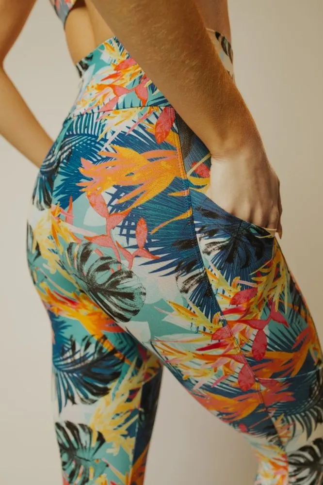 Capri Legging with Pockets - ENDLESS SUMMER