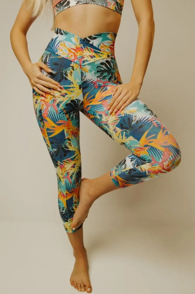 Capri Legging with Pockets - ENDLESS SUMMER