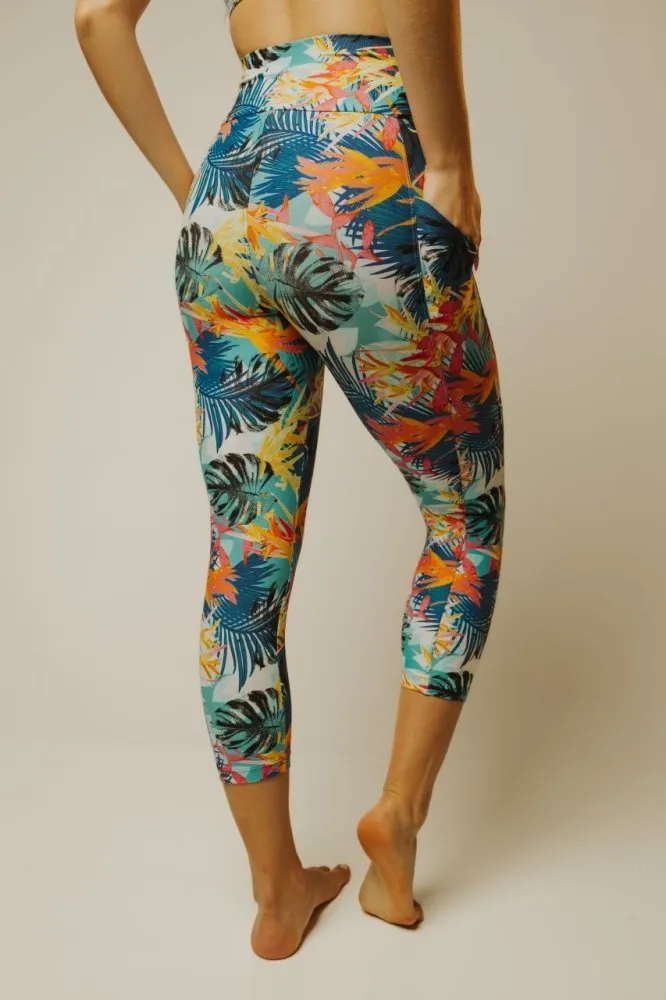 Capri Legging with Pockets - ENDLESS SUMMER