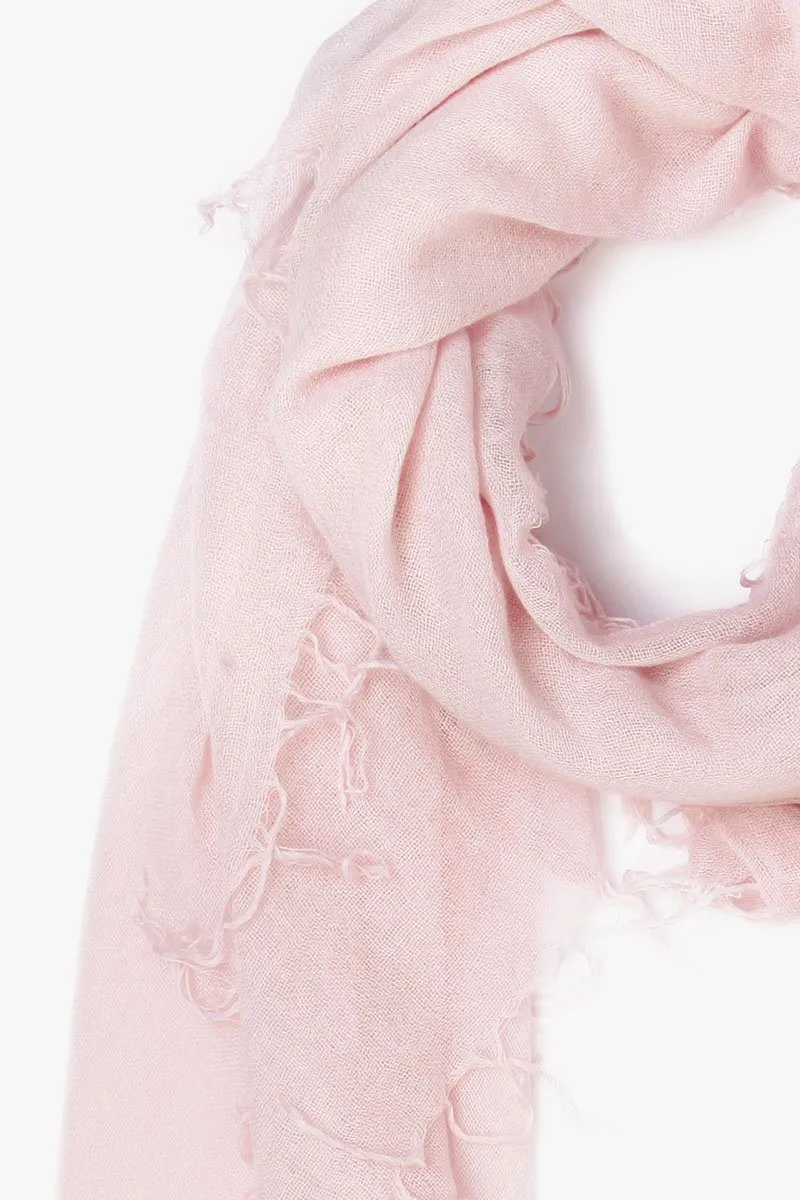 Cashmere & Silk Scarf | Mauve Chalk