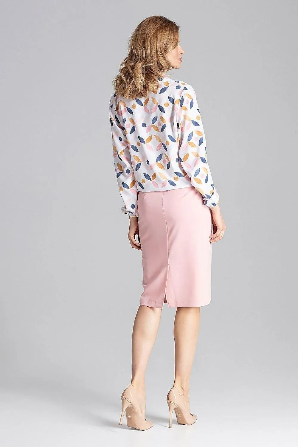 Chic Overlapping Back Knee-Length Pencil Skirt