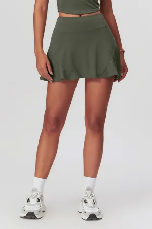 Colleen Mini Skirt - Olive