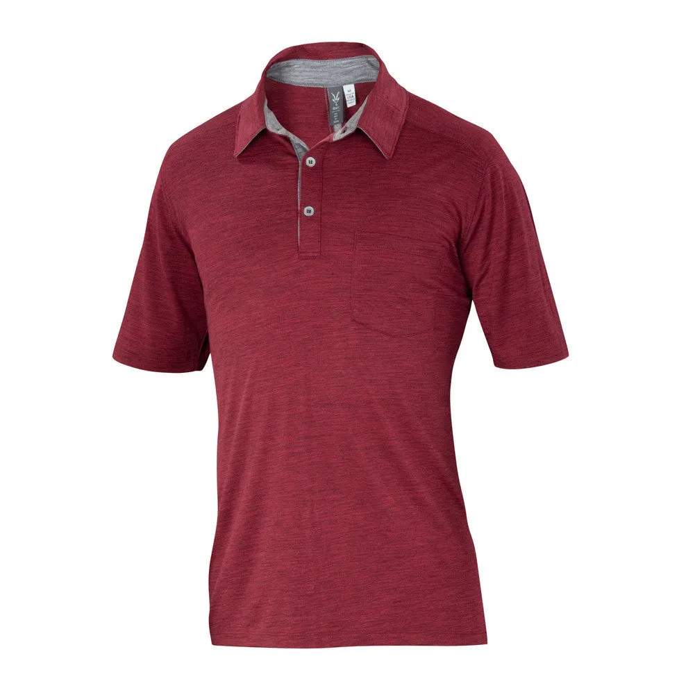 Crosstown Polo Shirt by Ibex