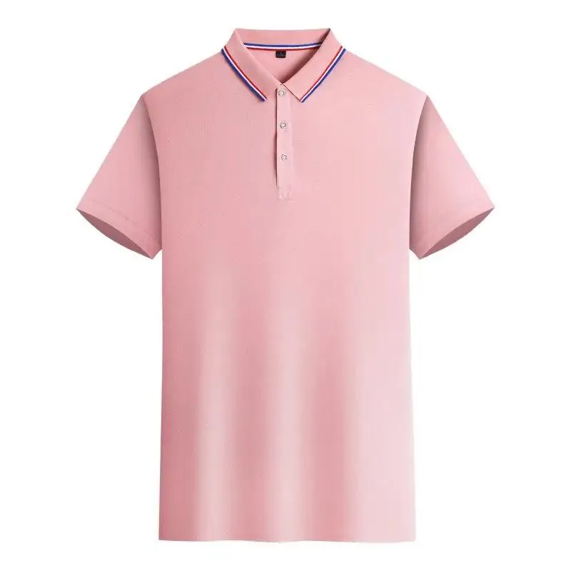 Customized LOGO Polo T-Shirt Men Summer