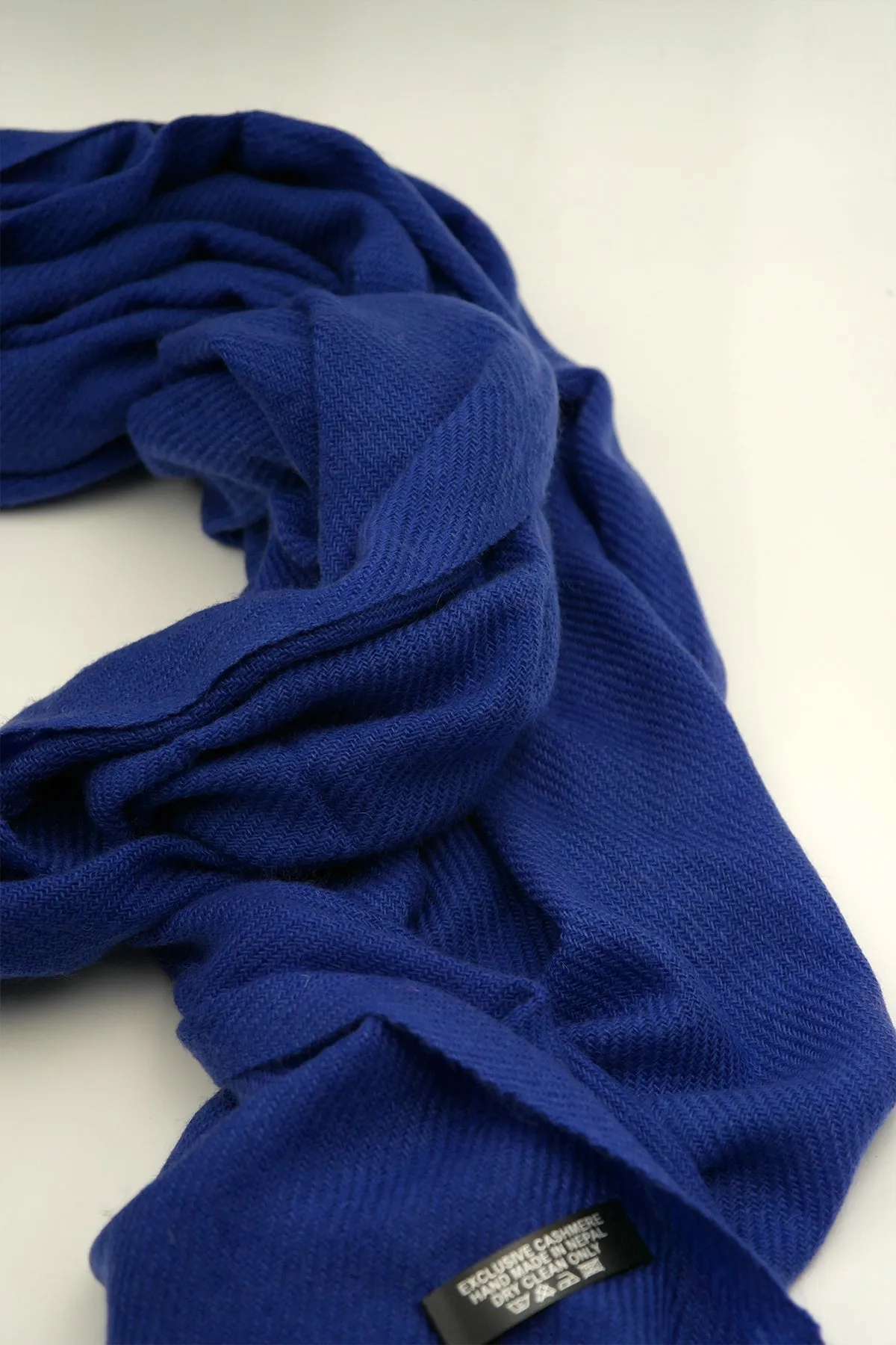 Dark Blue Pashmina Shawls for Women