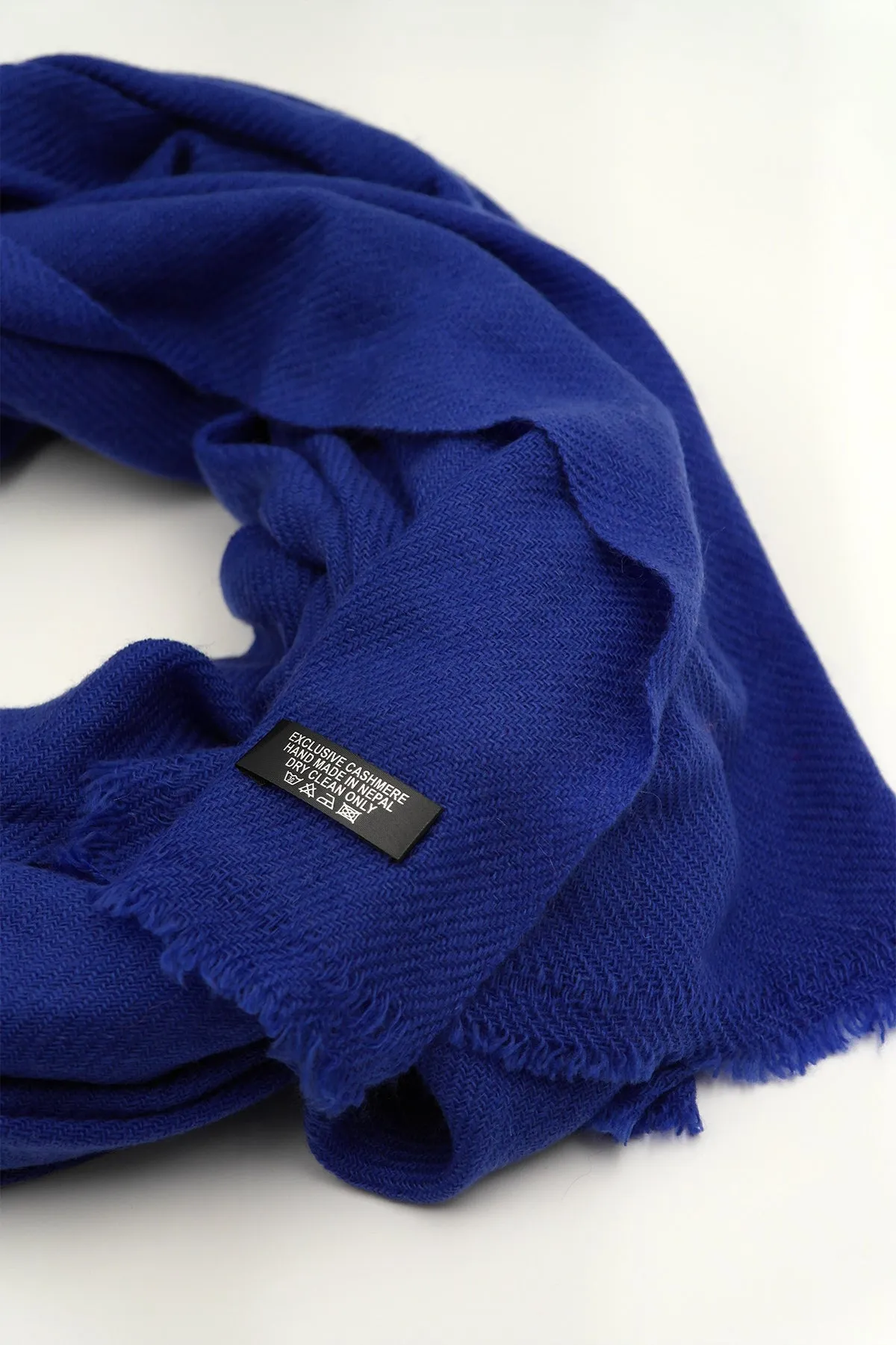 Dark Blue Pashmina Shawls for Women