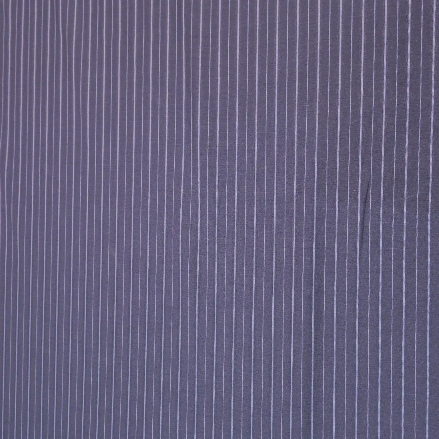 Dark Blue Stripe Wool Loro Piana Fabric