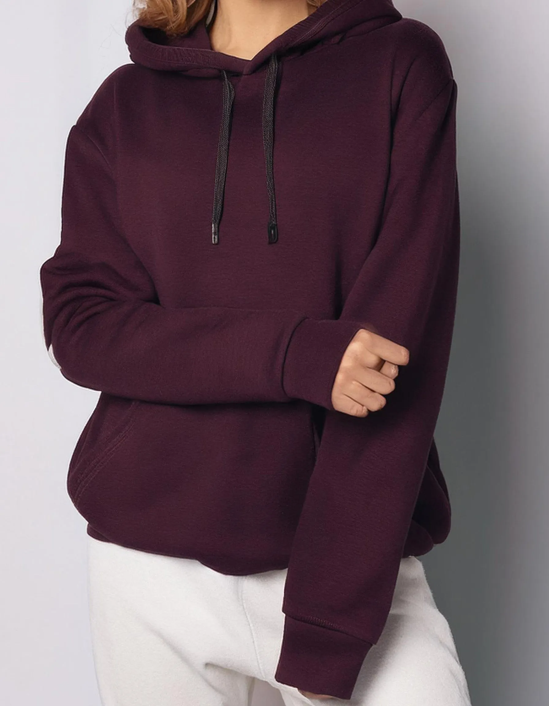 Deep Purple Plum Cozy Hoodie