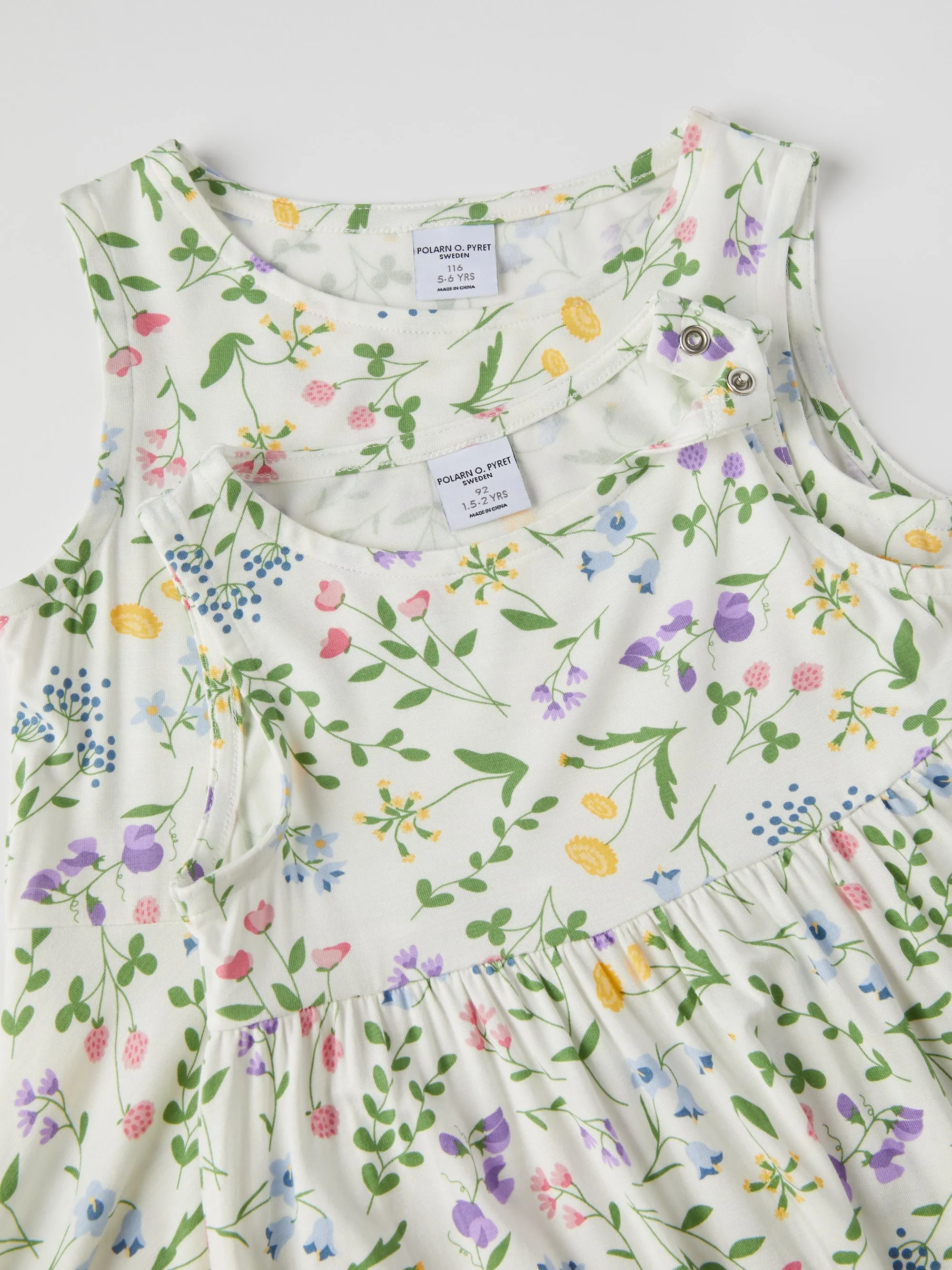 Ditsy Floral Print Kids Dress