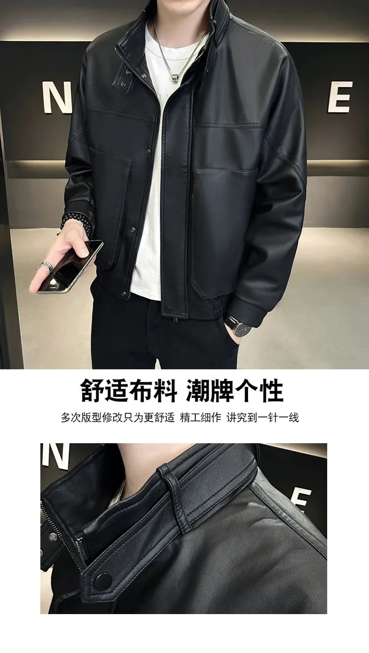 Fall/Winter Korean Style Trendy Slim Fit Jacket Motorcycle