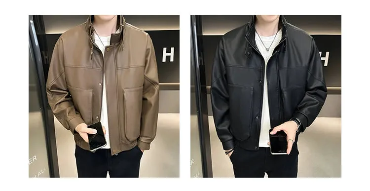 Fall/Winter Korean Style Trendy Slim Fit Jacket Motorcycle