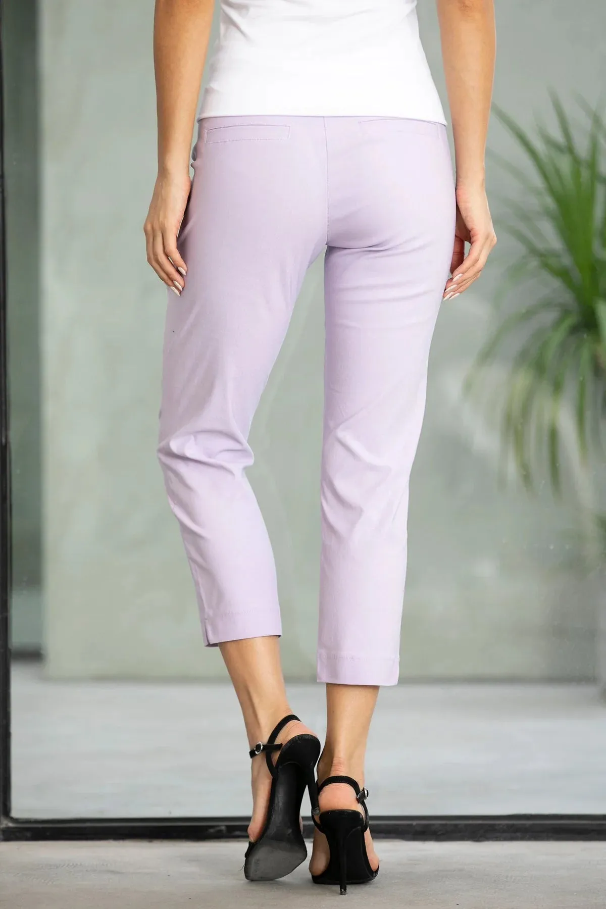 FASHION VILLAGE LTD SOLID COLOR CAPRI -various colors