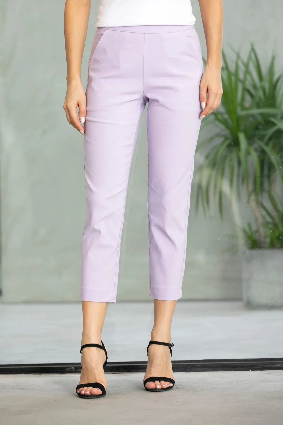 FASHION VILLAGE LTD SOLID COLOR CAPRI -various colors