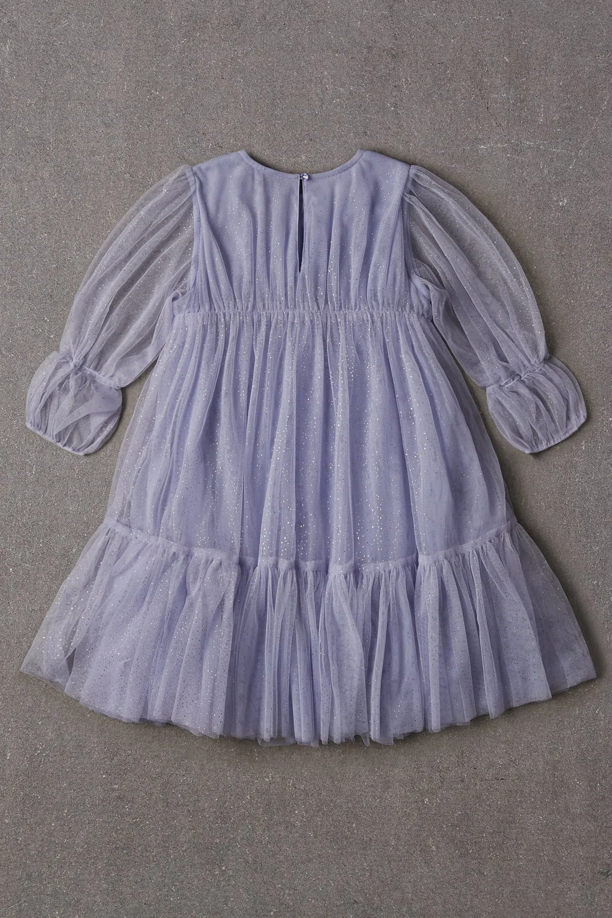 Girls Dress Nellystella Alice - Glitter French Lilac