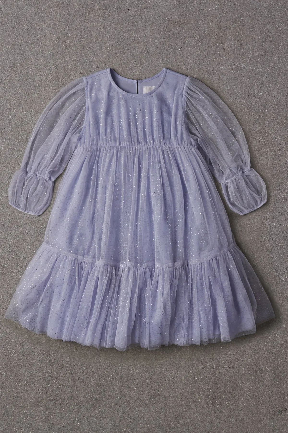 Girls Dress Nellystella Alice - Glitter French Lilac