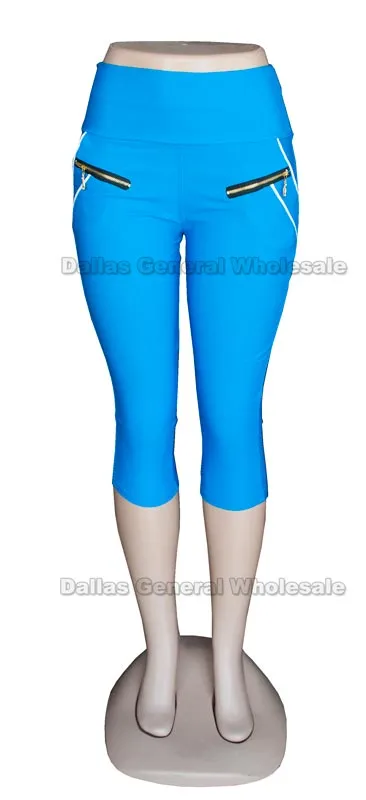 Girls High Wasit Capris Pants Wholesale