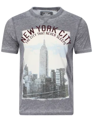 Hamilton Point T-shirt in Pewter - Tokyo Laundry