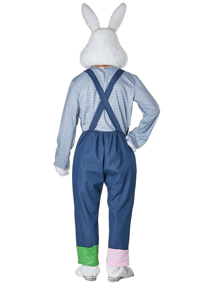 Happy Easter Bunny Adults Mascot Fancy Dress Costume