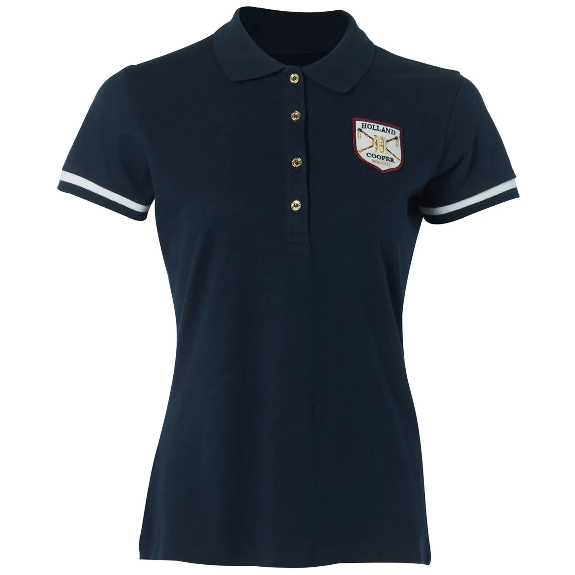 Holland Cooper Classic Polo Shirt- Ink Navy