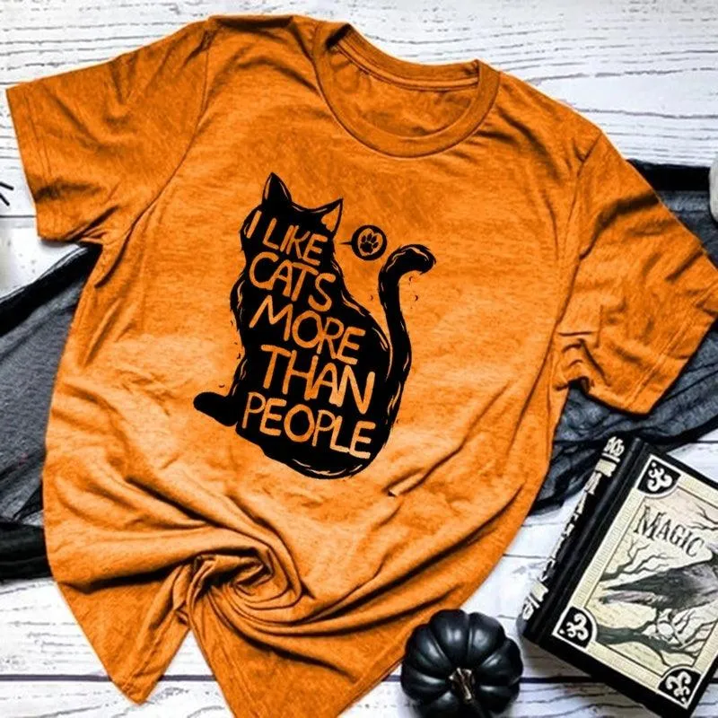 I LIKE CATS MORE TEE