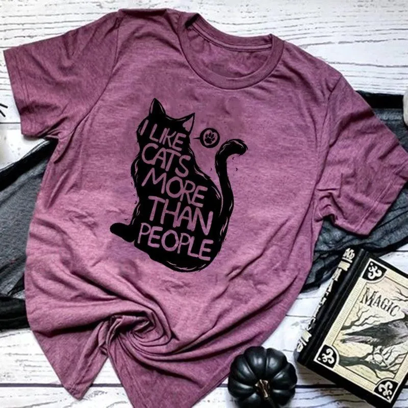 I LIKE CATS MORE TEE