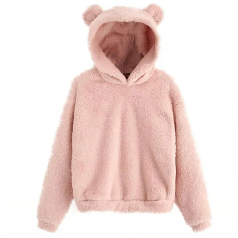 Ivyshape | Bear-Shaped Hoodie