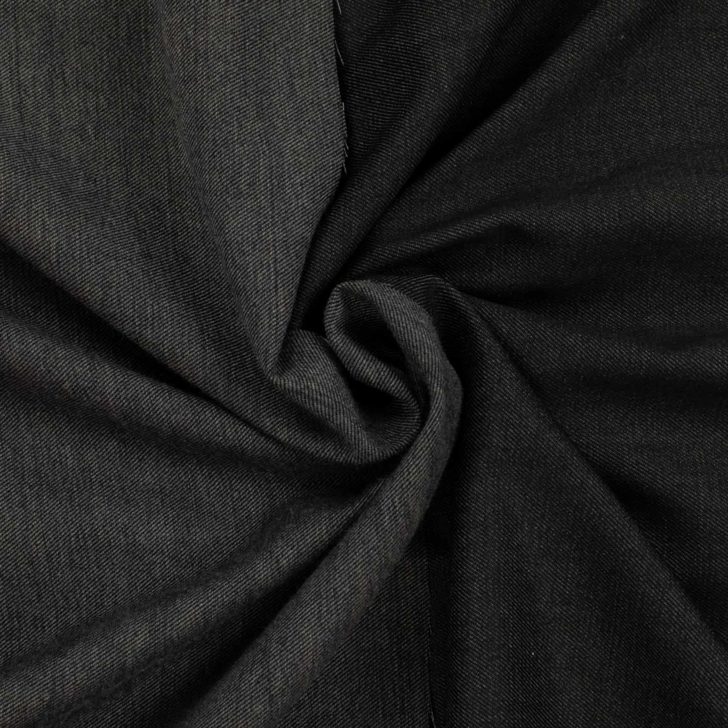 Japanese Wool Suiting Slight Stretch Charcoal 150CM