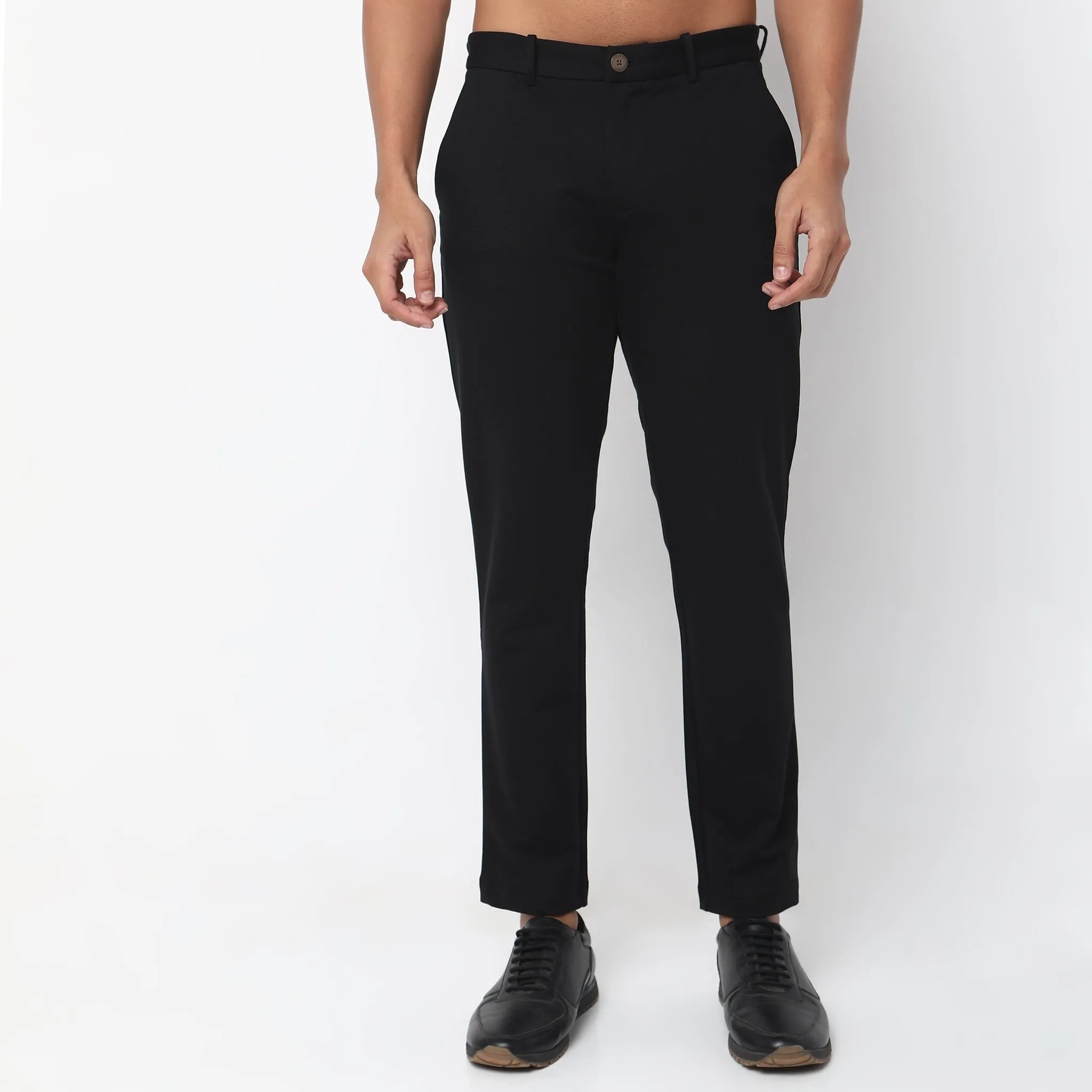 Knit Crop Chinos™  - Ulitimate Comfort - 4 Way Flexibility by E-Fast® Stretch