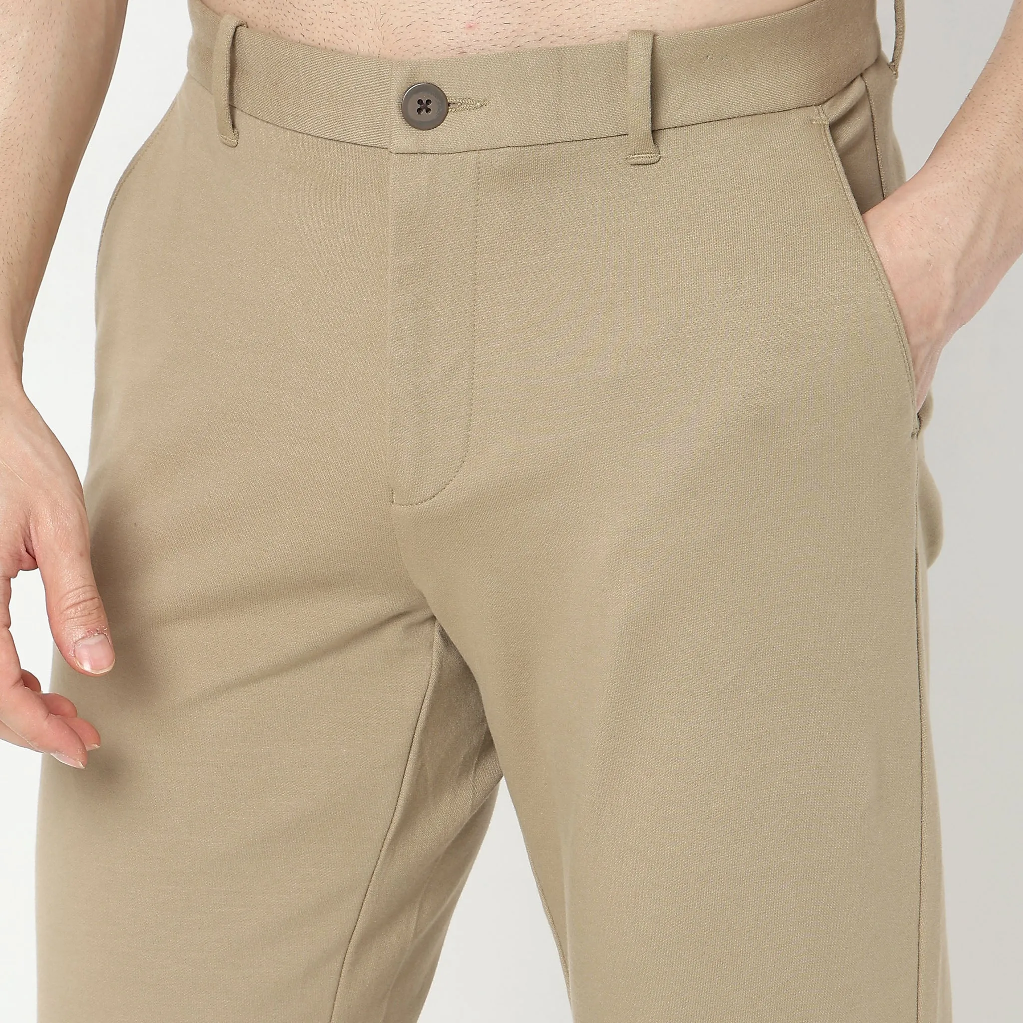 Knit Crop Chinos™  - Ulitimate Comfort - 4 Way Flexibility by E-Fast® Stretch