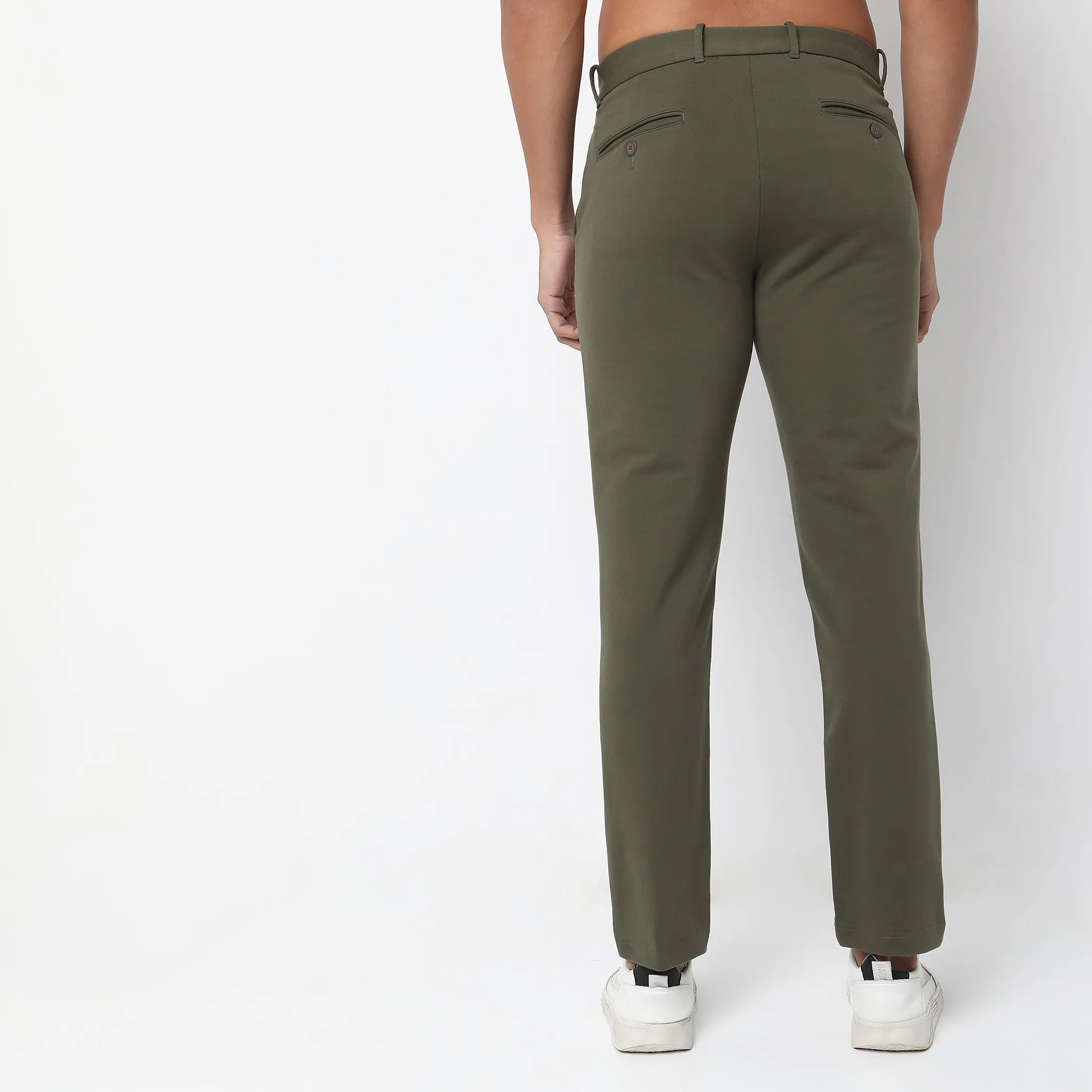 Knit Crop Chinos™  - Ulitimate Comfort - 4 Way Flexibility by E-Fast® Stretch