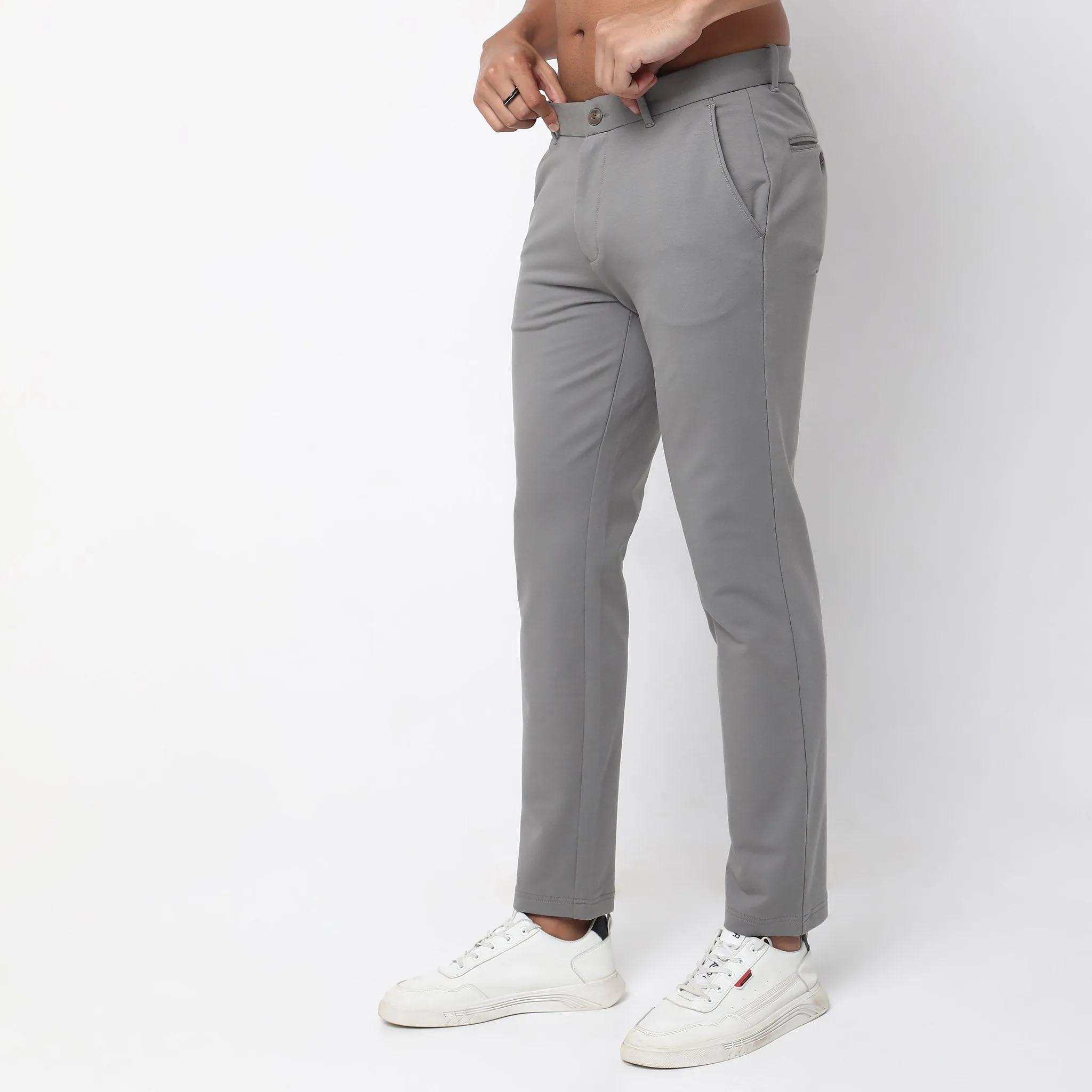 Knit Crop Chinos™  - Ulitimate Comfort - 4 Way Flexibility by E-Fast® Stretch