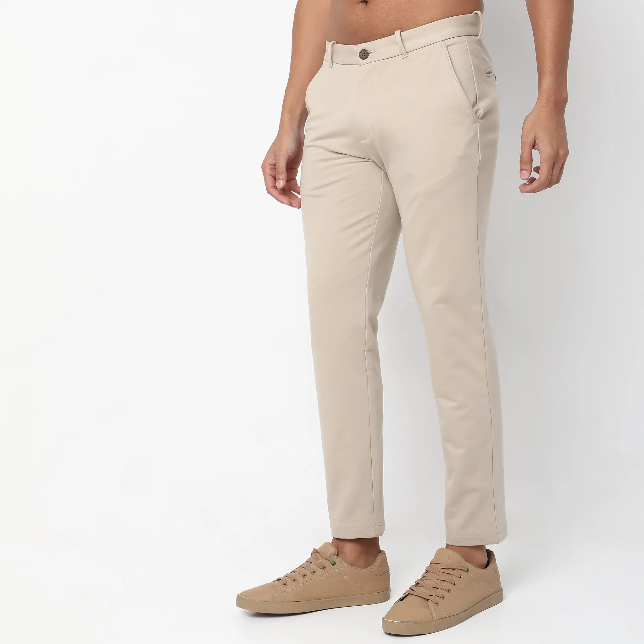 Knit Crop Chinos™  - Ulitimate Comfort - 4 Way Flexibility by E-Fast® Stretch