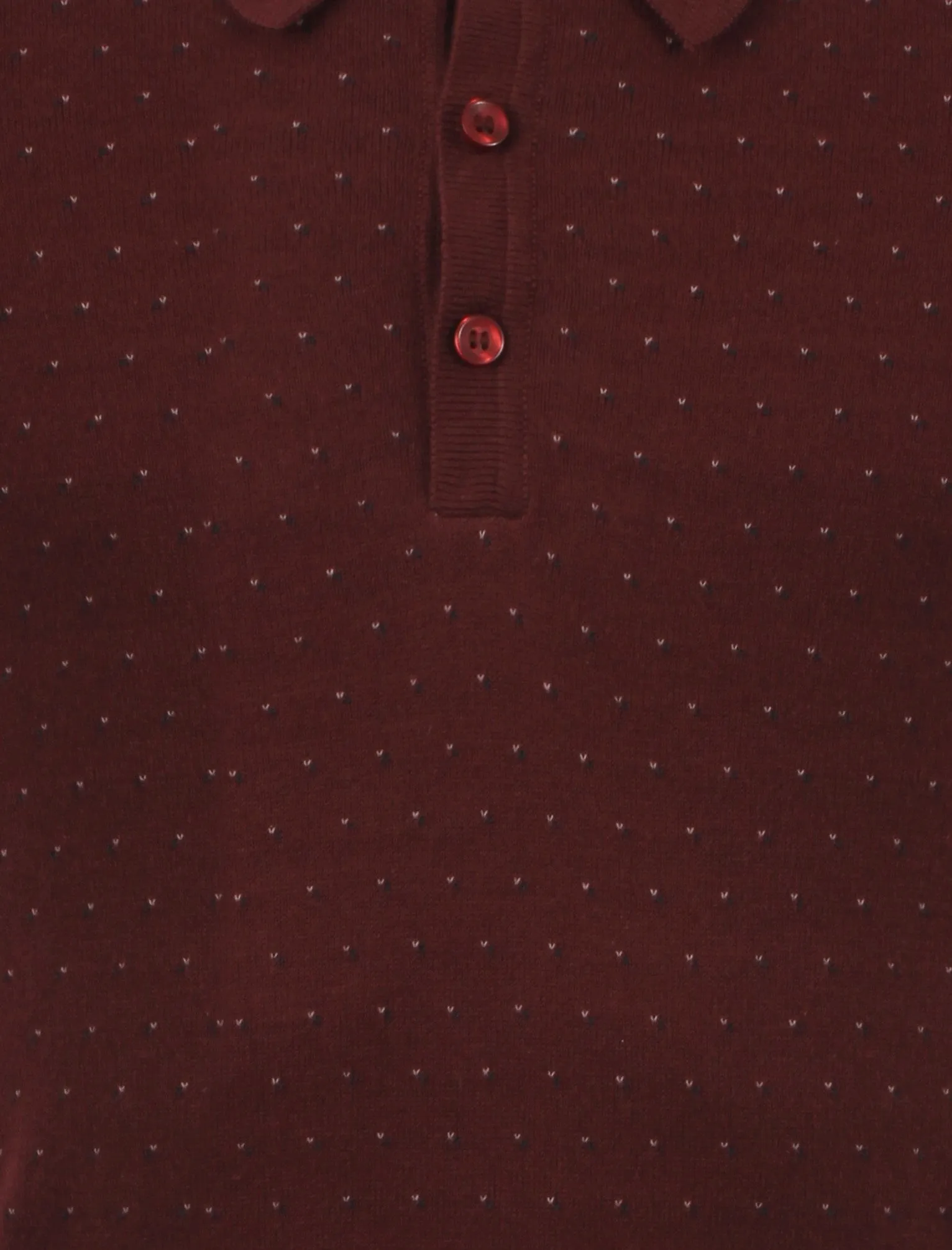 Le Shark Joseph Oxblood Knitted Polo