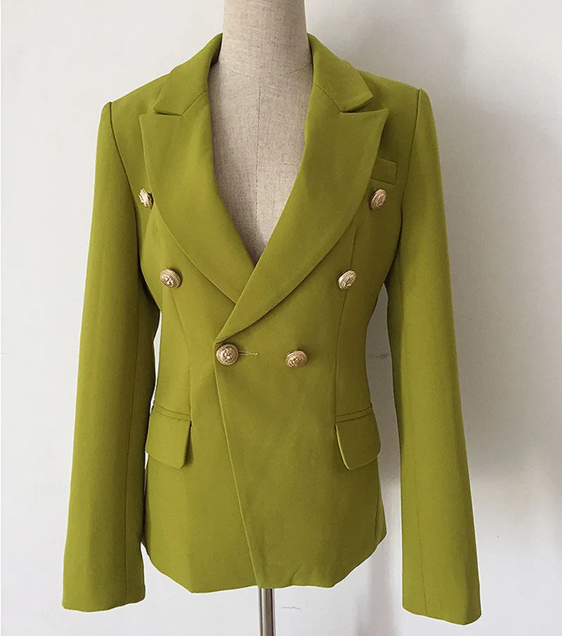 'Leosoxs' Green & Yellow Blazer