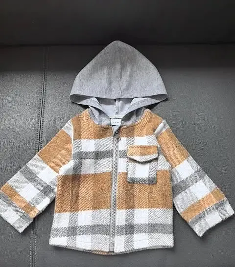 LIAM Plaid Hoody Jacket