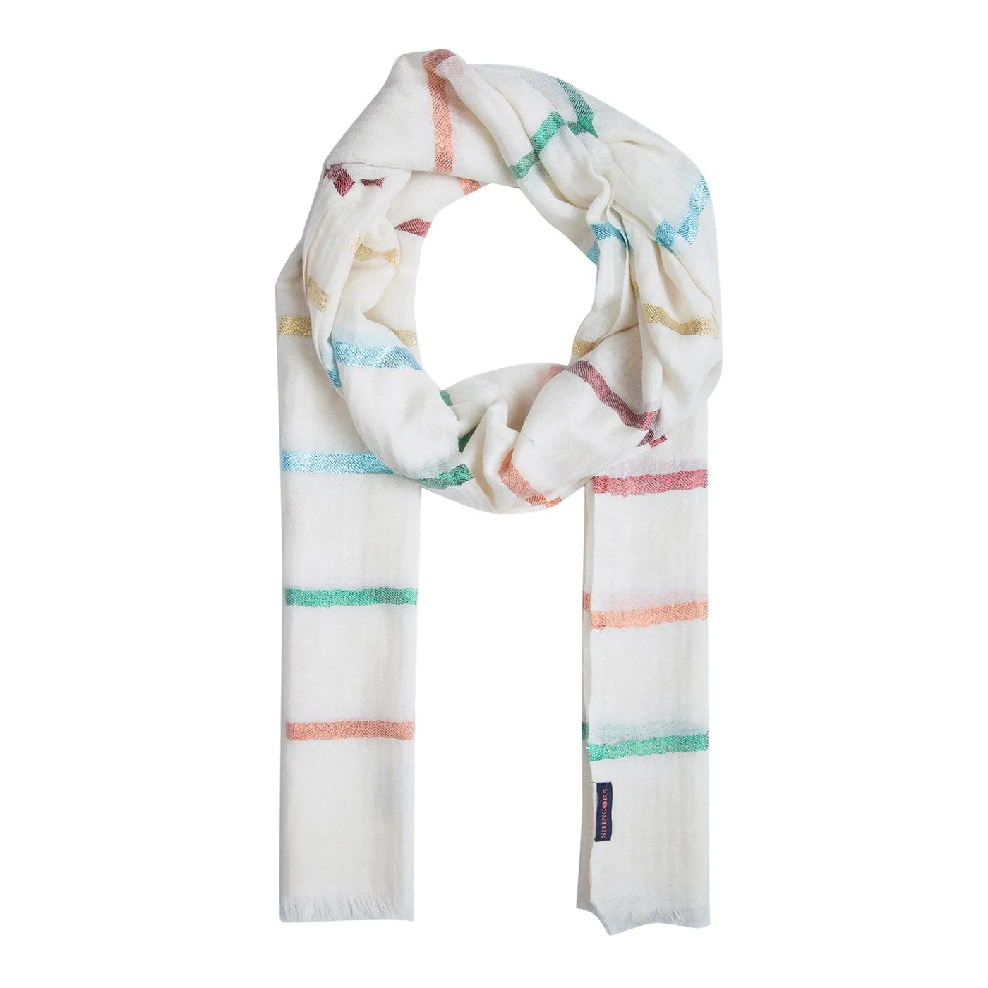 Lurex Rainbow Woolen Stole